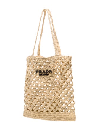 Prada Raffia Grass Tote