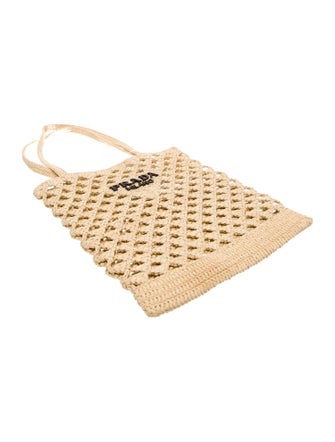 Prada Raffia Grass Tote