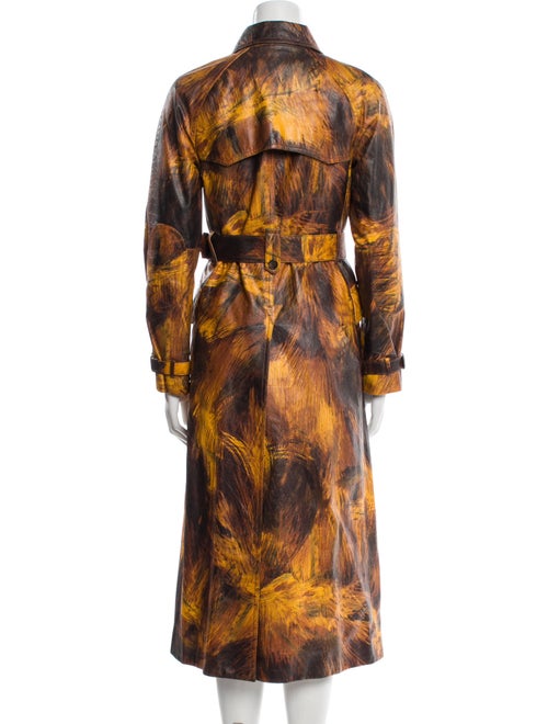 Prada 2017 Leather Trench Coat