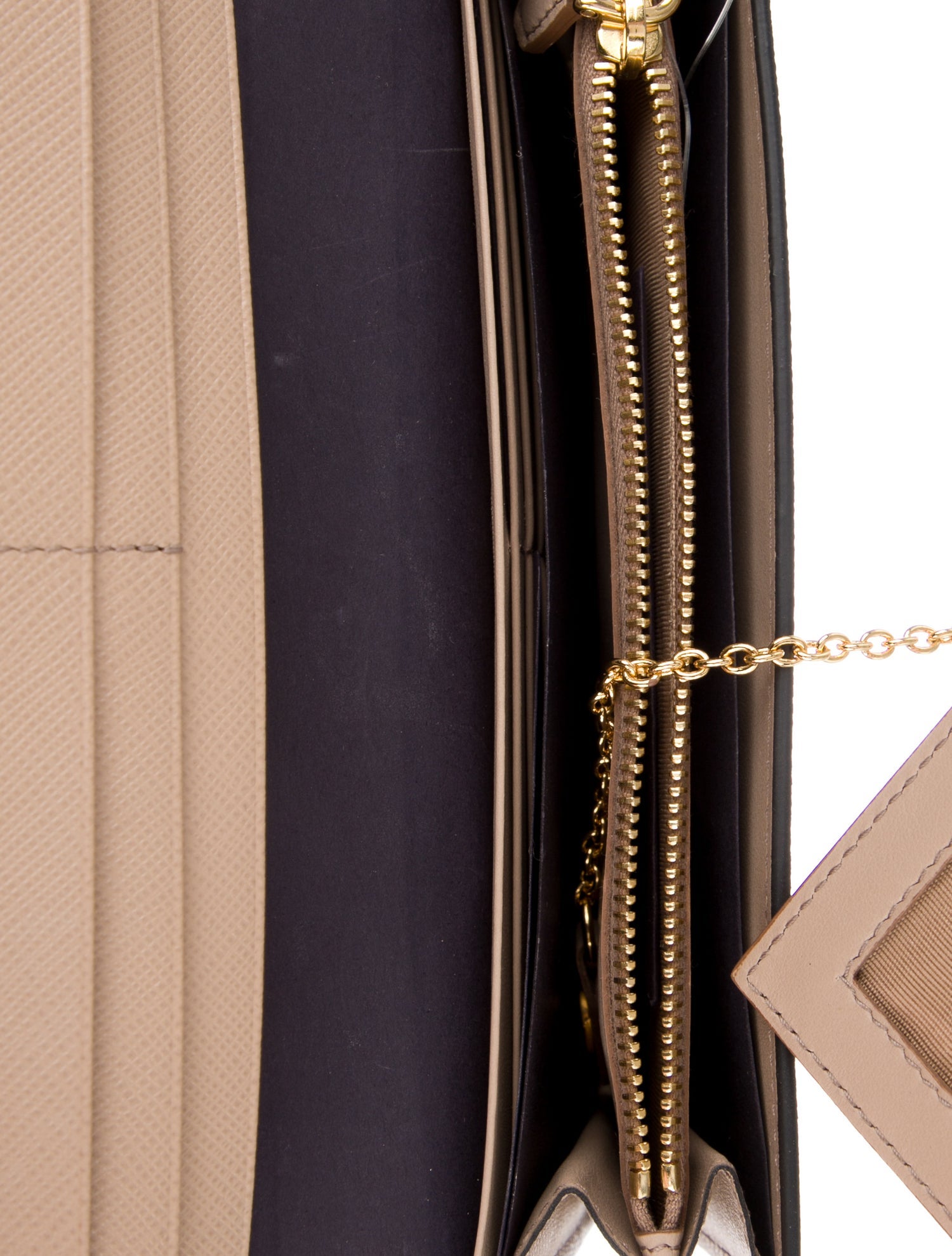 Prada Saffiano Leather Continental Wallet