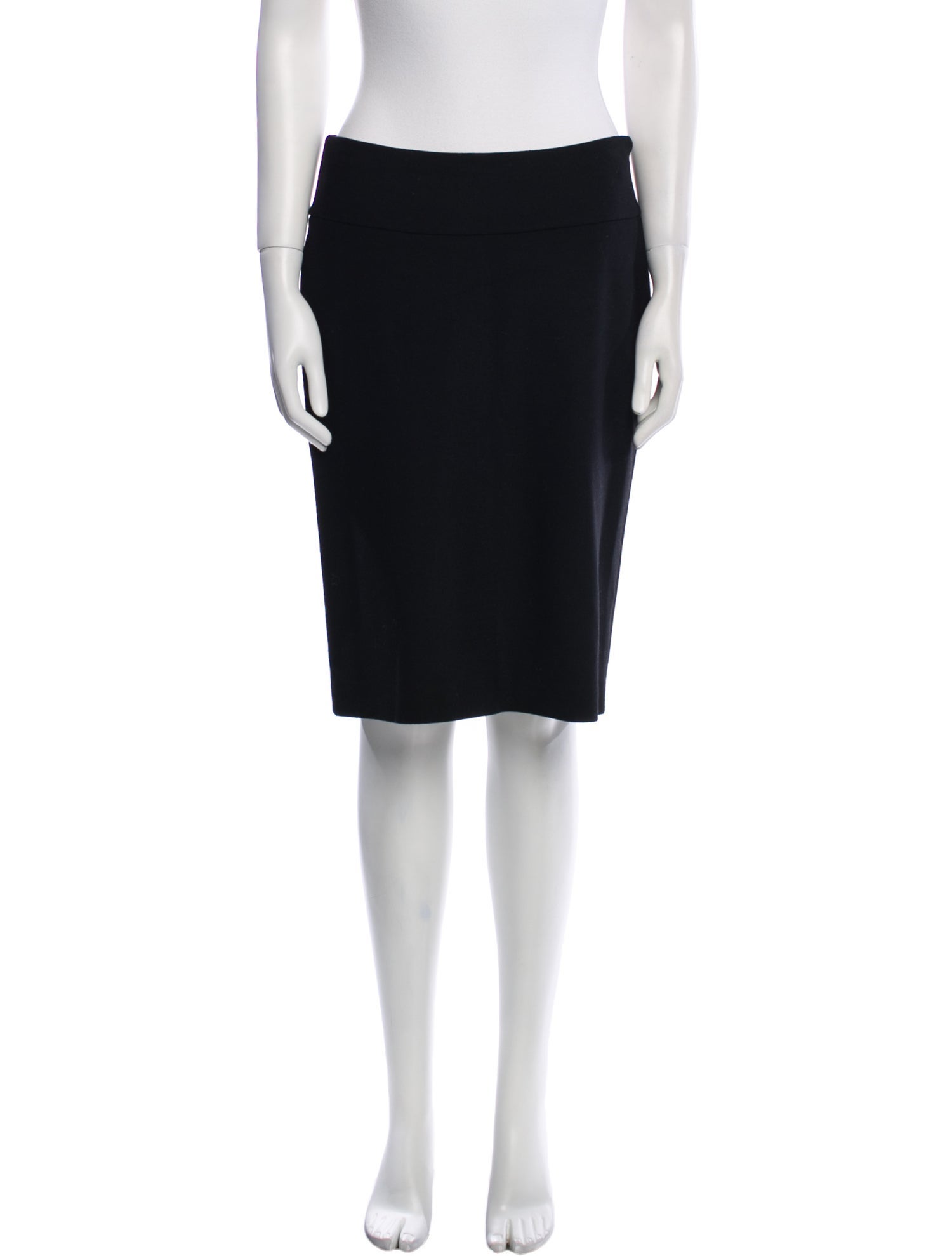 Prada Virgin Wool Knee-Length Skirt