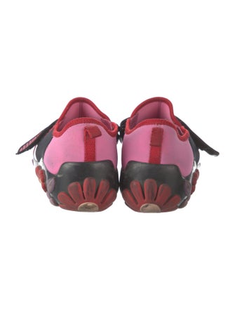 Prada Neoprene Colorblock Pattern Sneakers