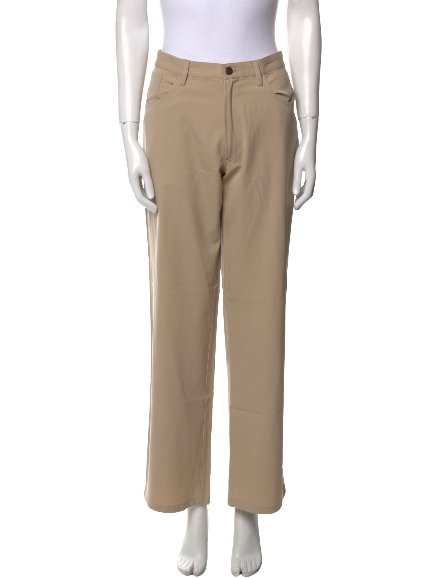 Prada Virgin Wool Wide Leg Pants