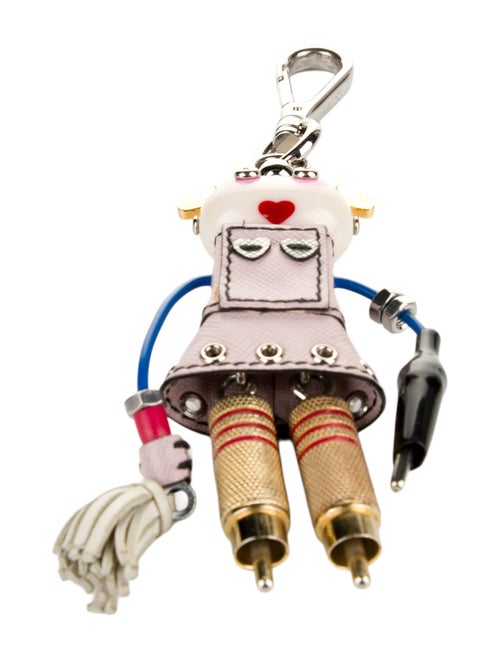 Prada Metal Robot Keychain