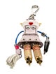 Prada Metal Robot Keychain