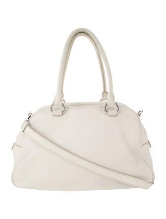 Prada Enameled Metal Triangle Phenix