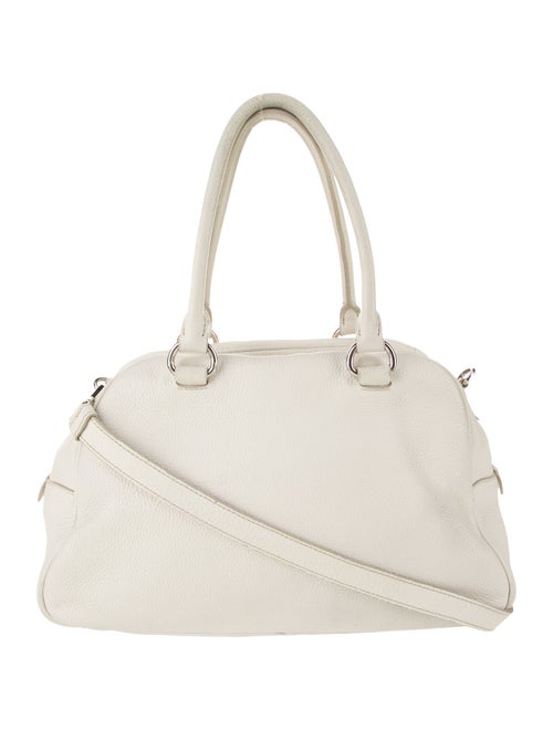 Prada Enameled Metal Triangle Phenix