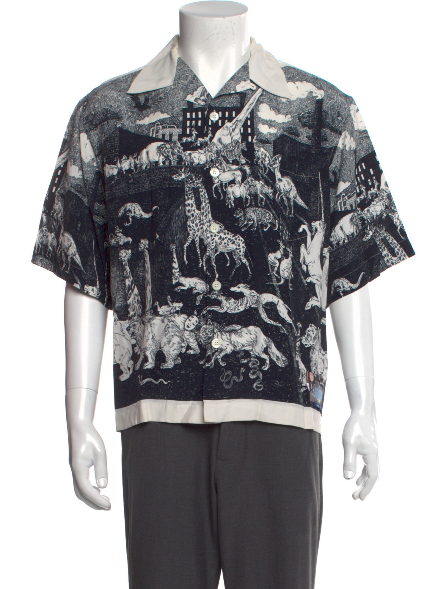 トップス PS Paul Smith Paisley L/S Shirt PS by Paul Smith Paisley Print Short Sleeve Shirt - White