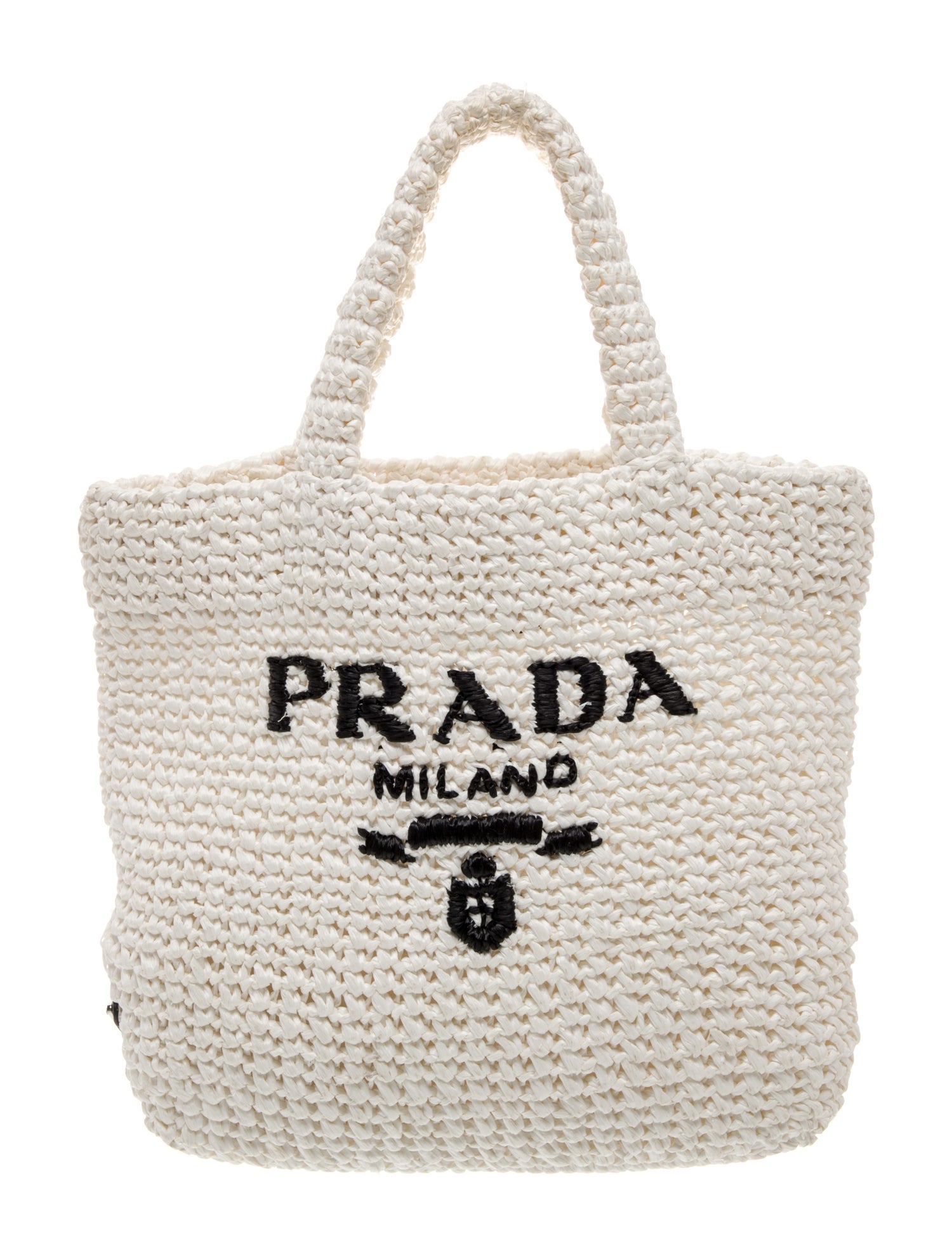 Prada Enameled Metal Triangle Shoulder Bag