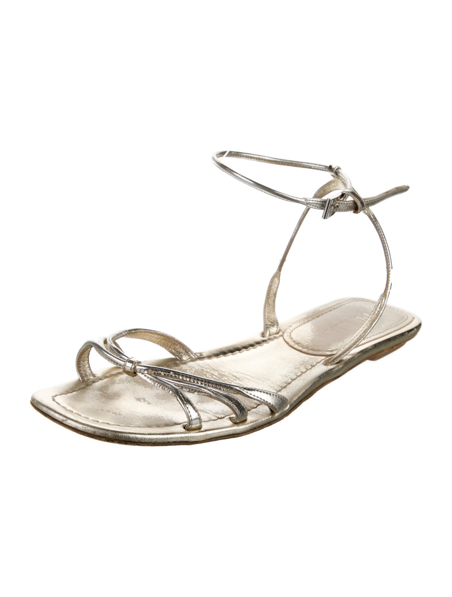 Prada Patent Leather Sandals