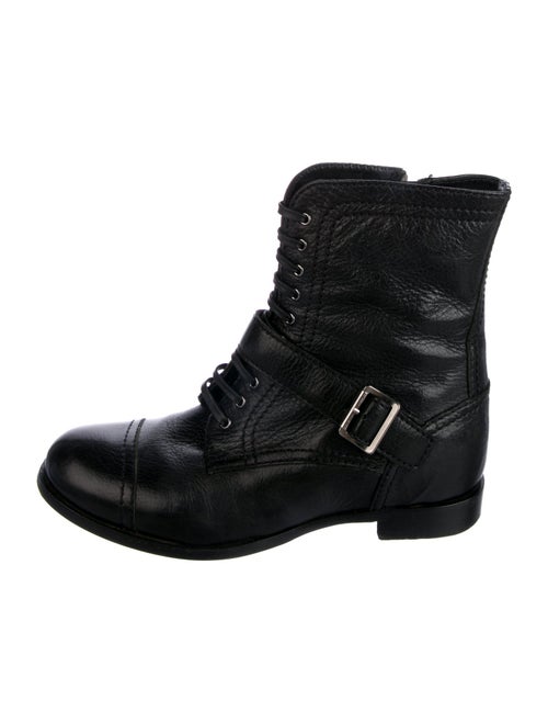 Prada Leather Combat Boots