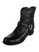 Prada Leather Combat Boots