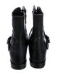 Prada Leather Combat Boots