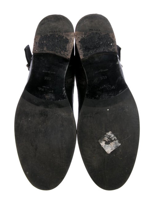 Prada Leather Combat Boots