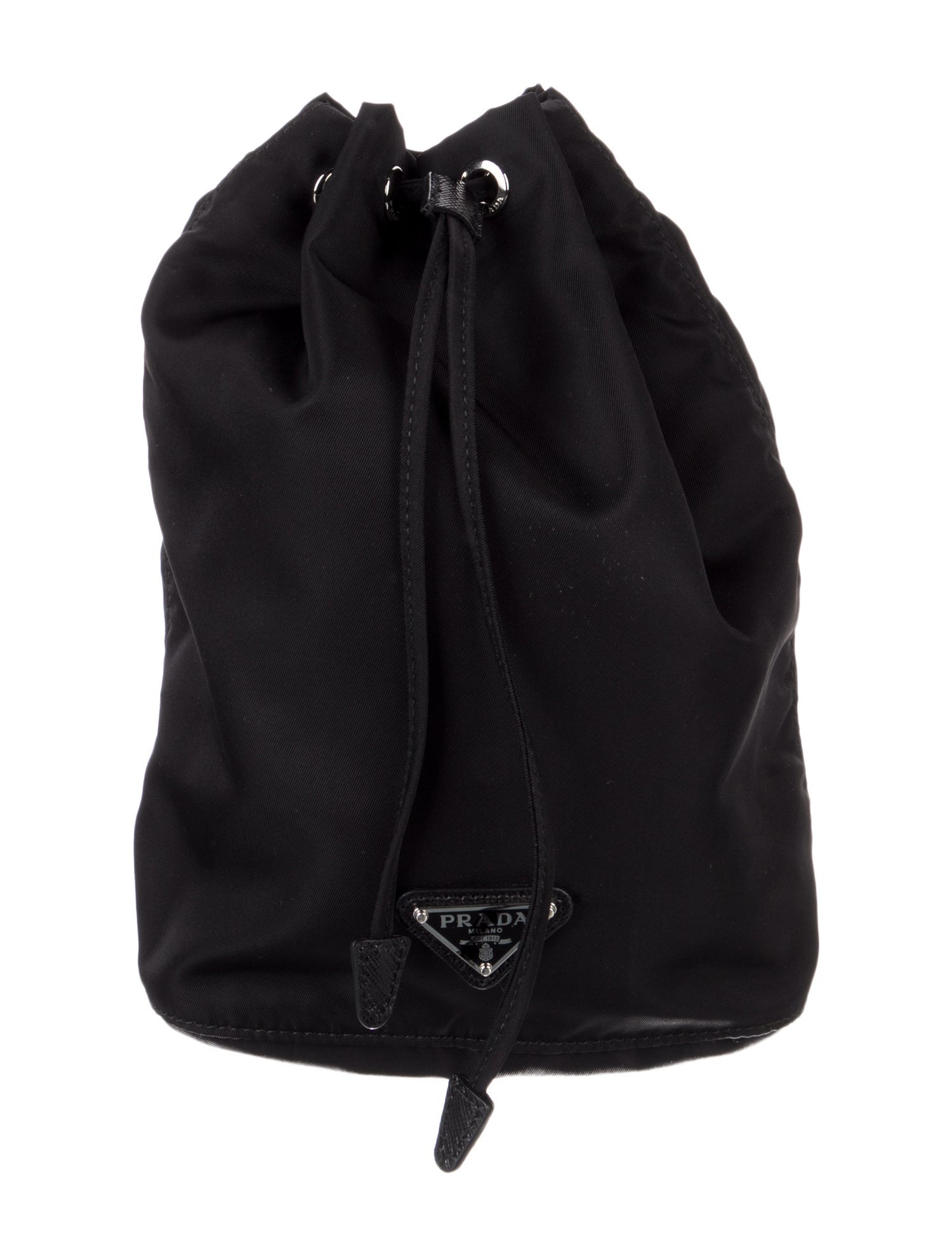 Prada Tessuto Drawstring Cosmetic Pouch