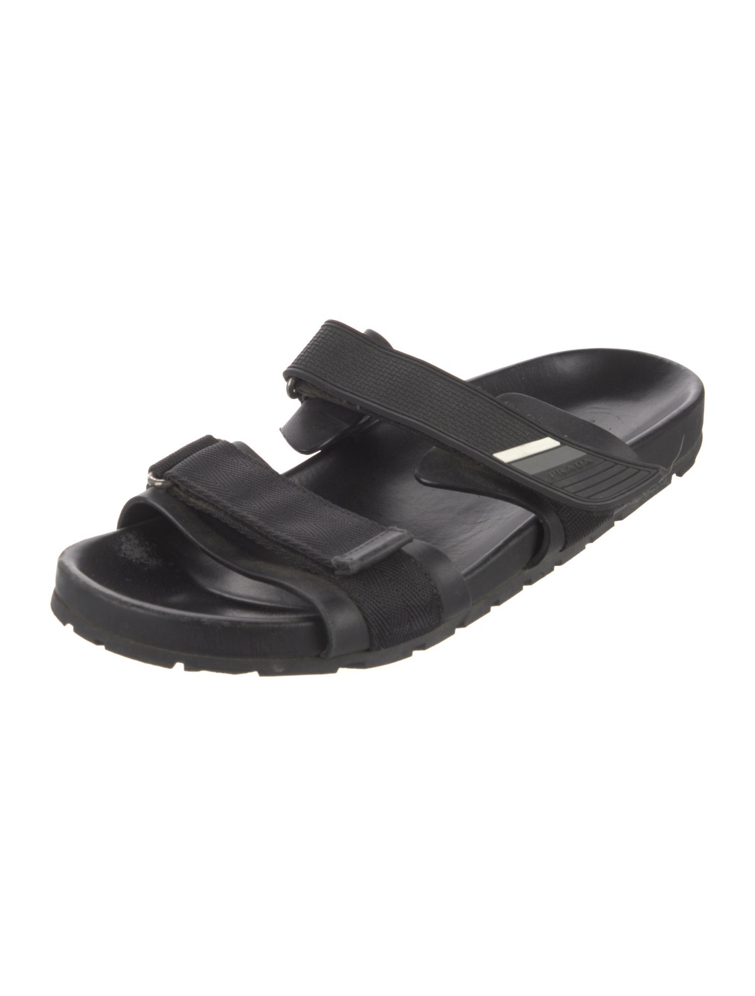 Prada Leather Slides