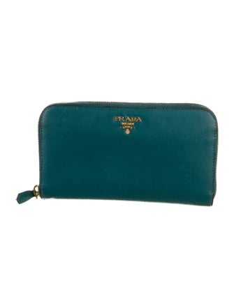 Prada Saffiano Lux Leather Continental Wallet