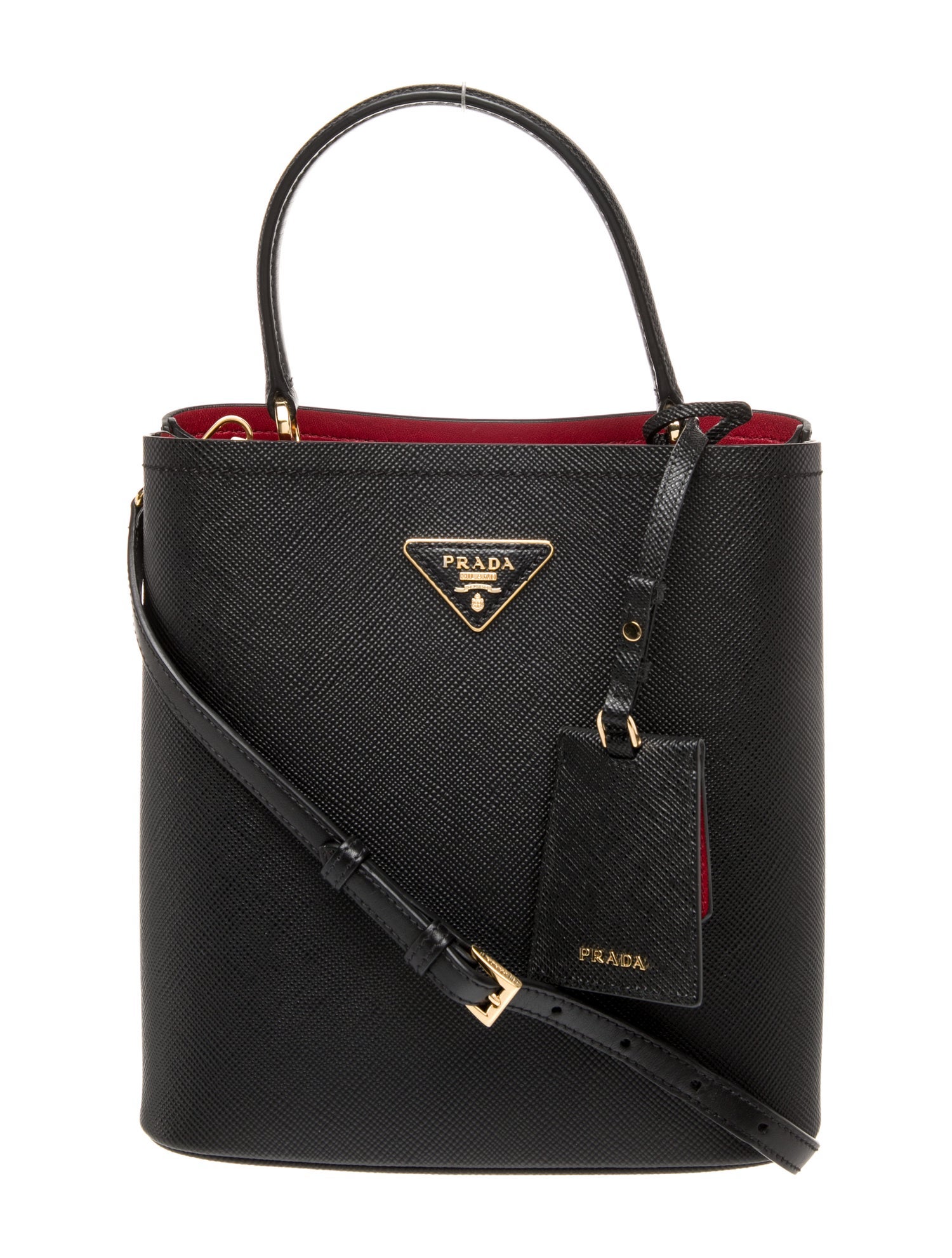 Prada Saffiano Leather Panier Medium