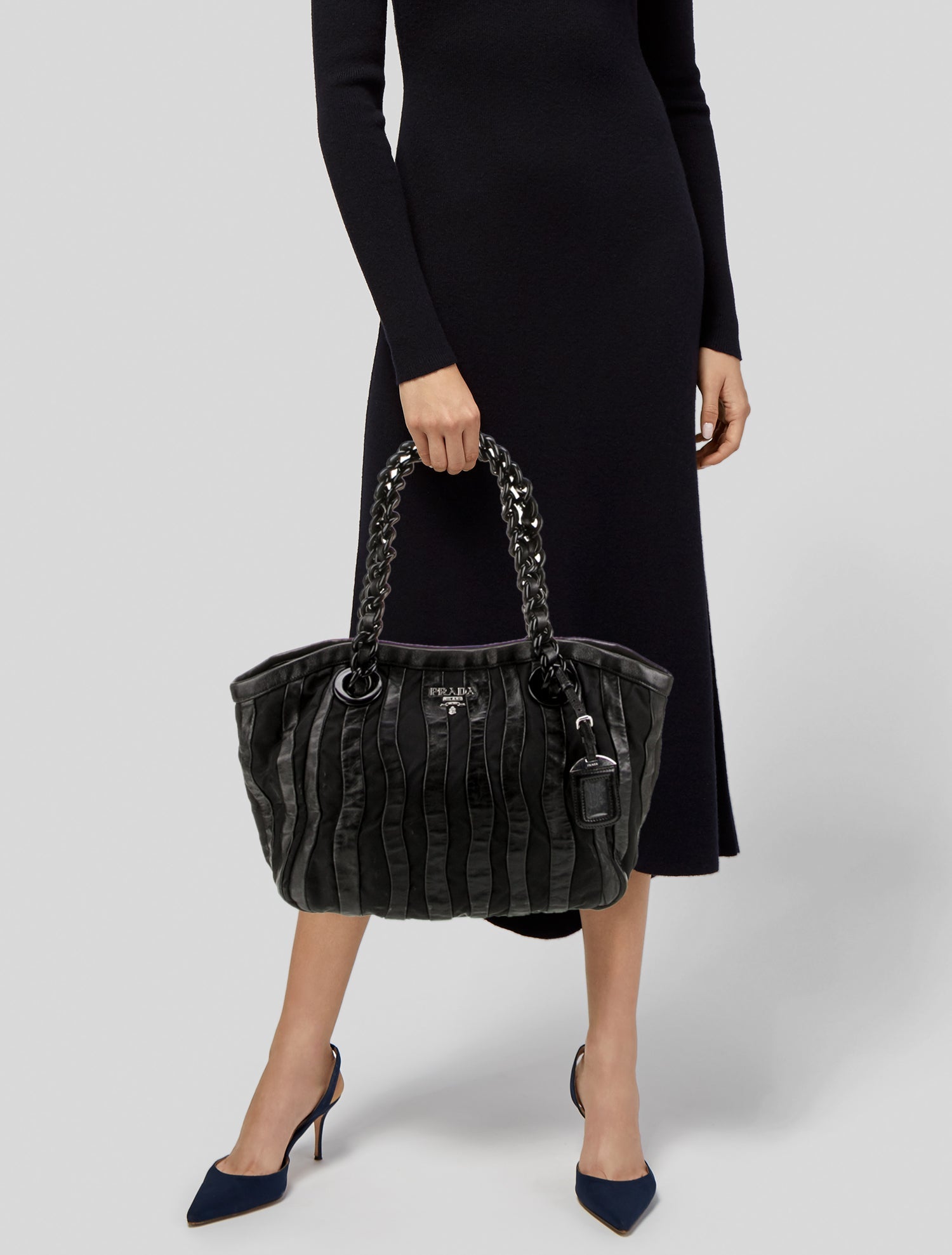 Prada Signature Shoulder Bag