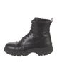 Prada Leather Combat Boots