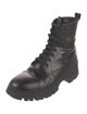 Prada Leather Combat Boots