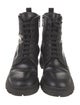 Prada Leather Combat Boots