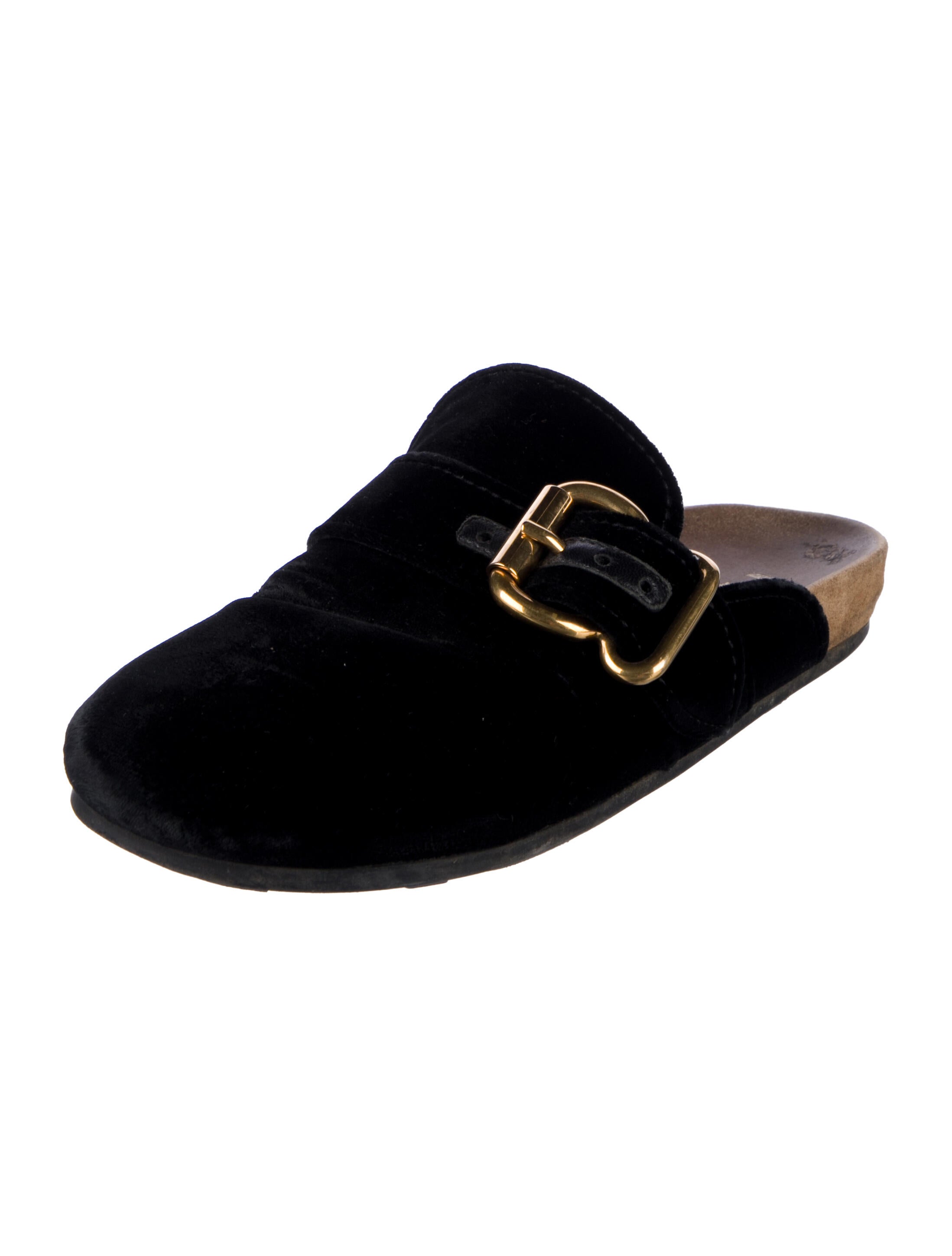 Prada Velvet Mules