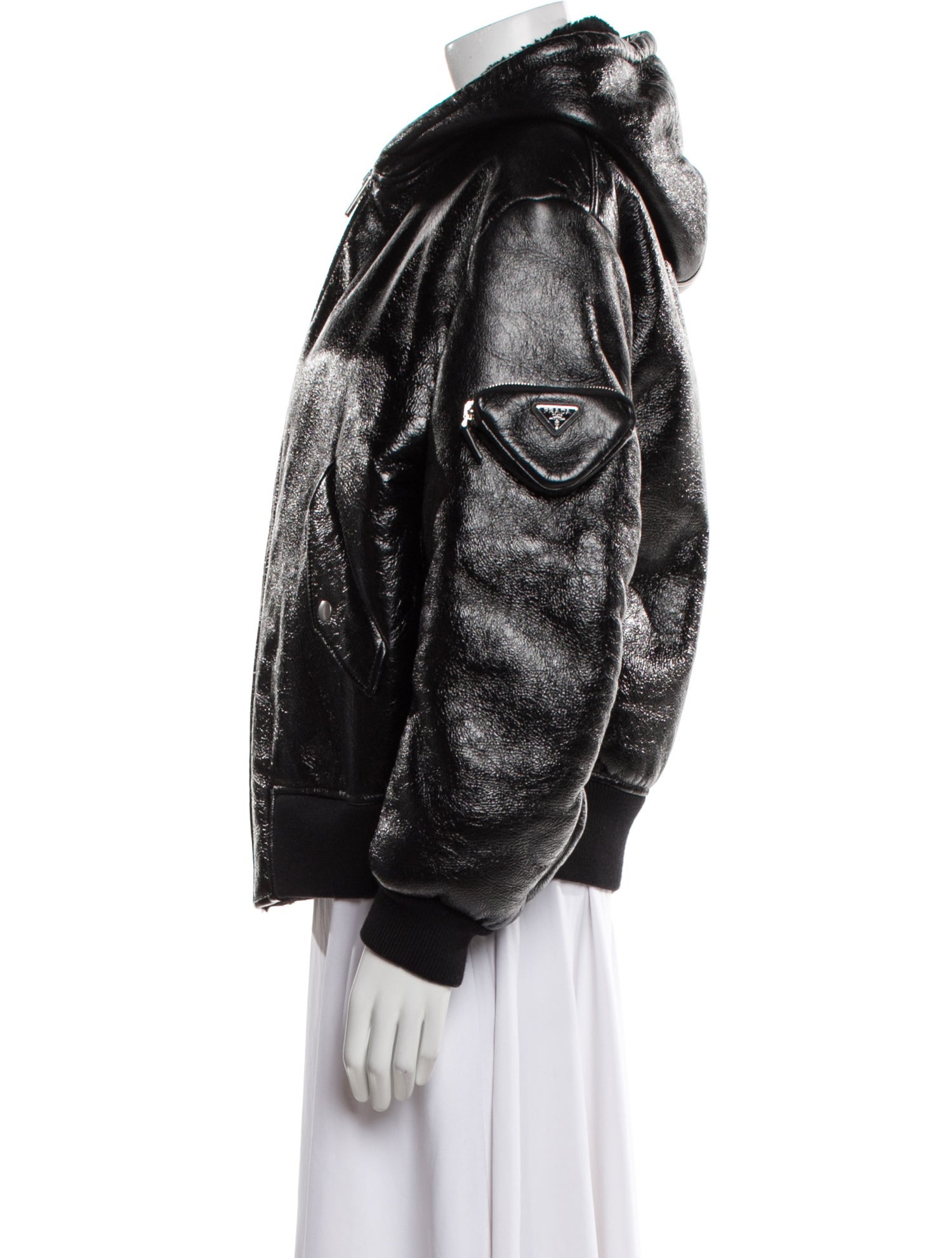 Prada 2022 Leather Coat w/ Tags