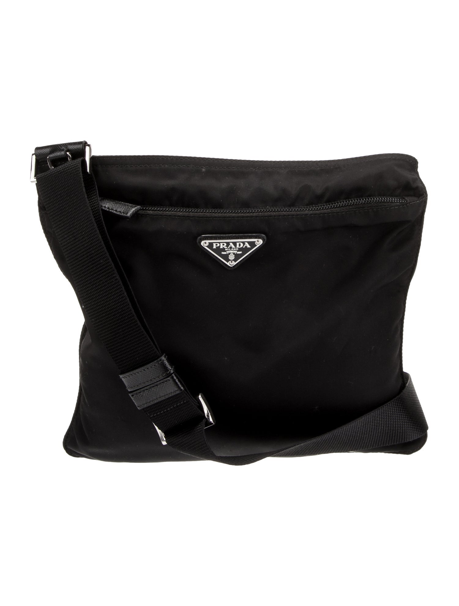 Prada Vela Nylon Messenger Bag