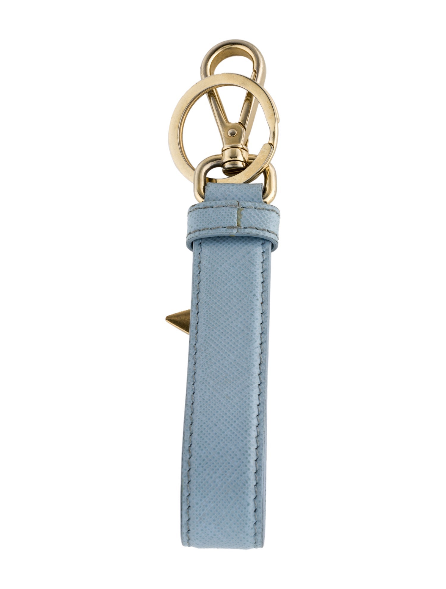 Prada Saffiano Leather Keychain