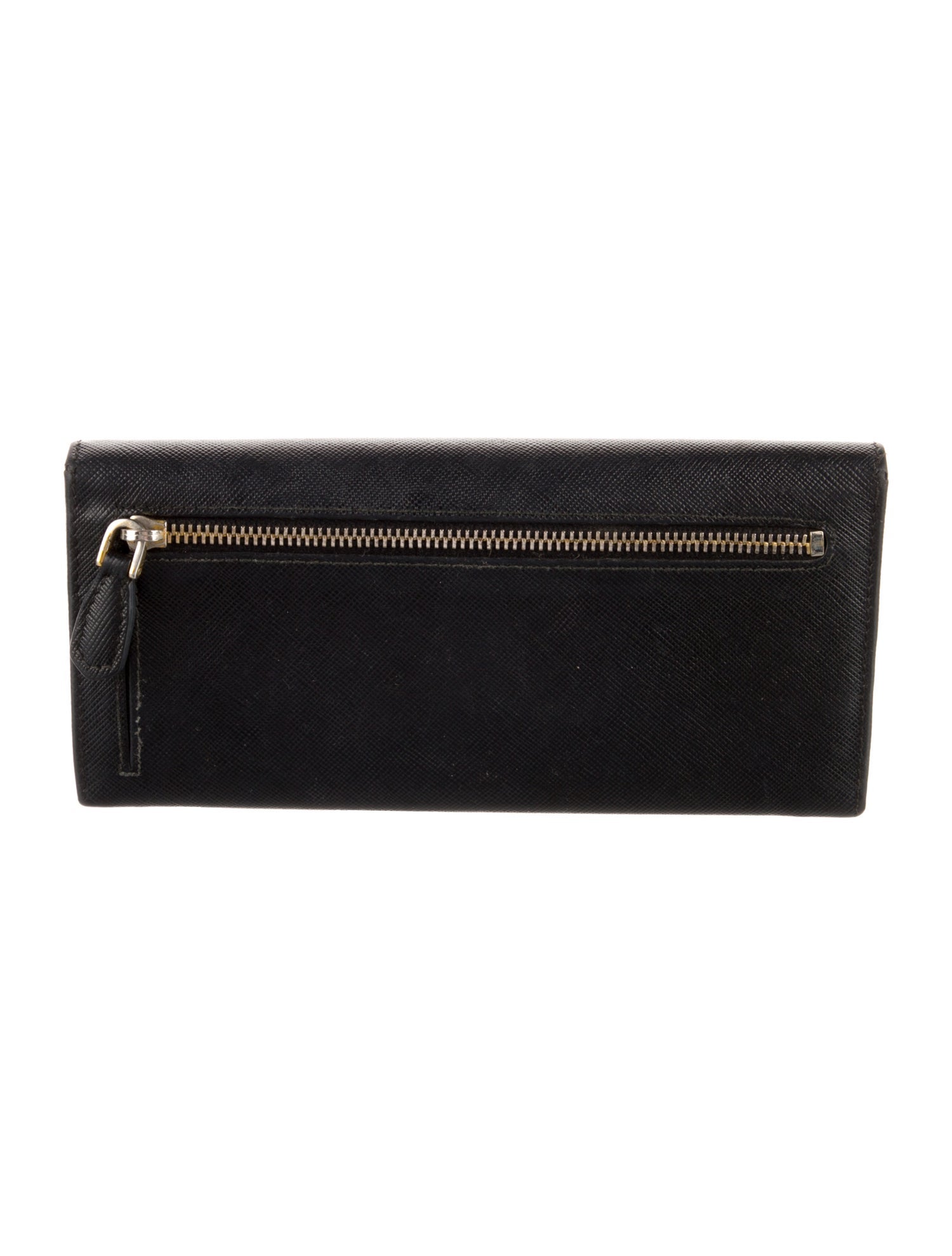 Prada Saffiano Lux Leather Continental Wallet