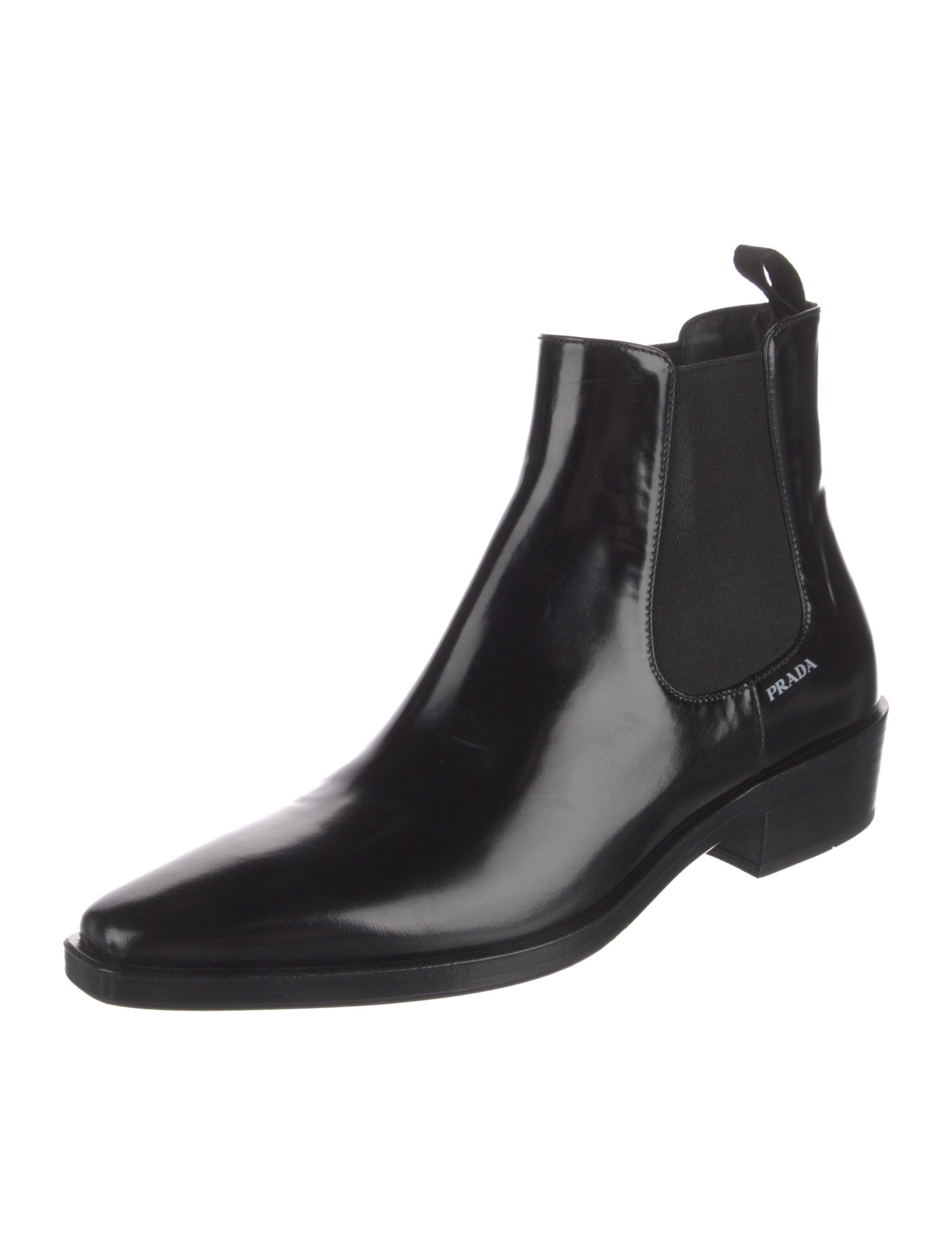 Prada 2018 Leather Chelsea Boots
