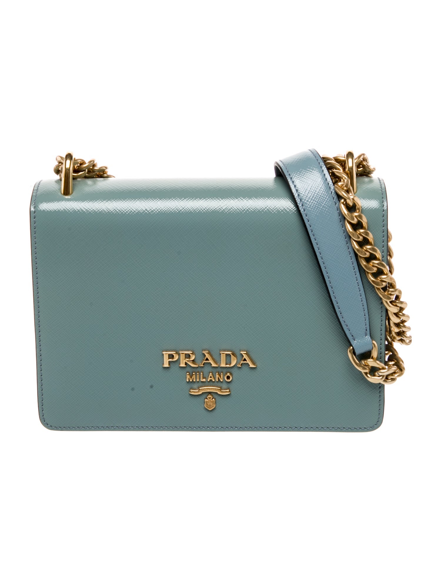 Prada Saffiano Leather Saffiano Leather Chain Bag