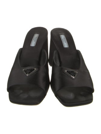 Prada Satin Slides