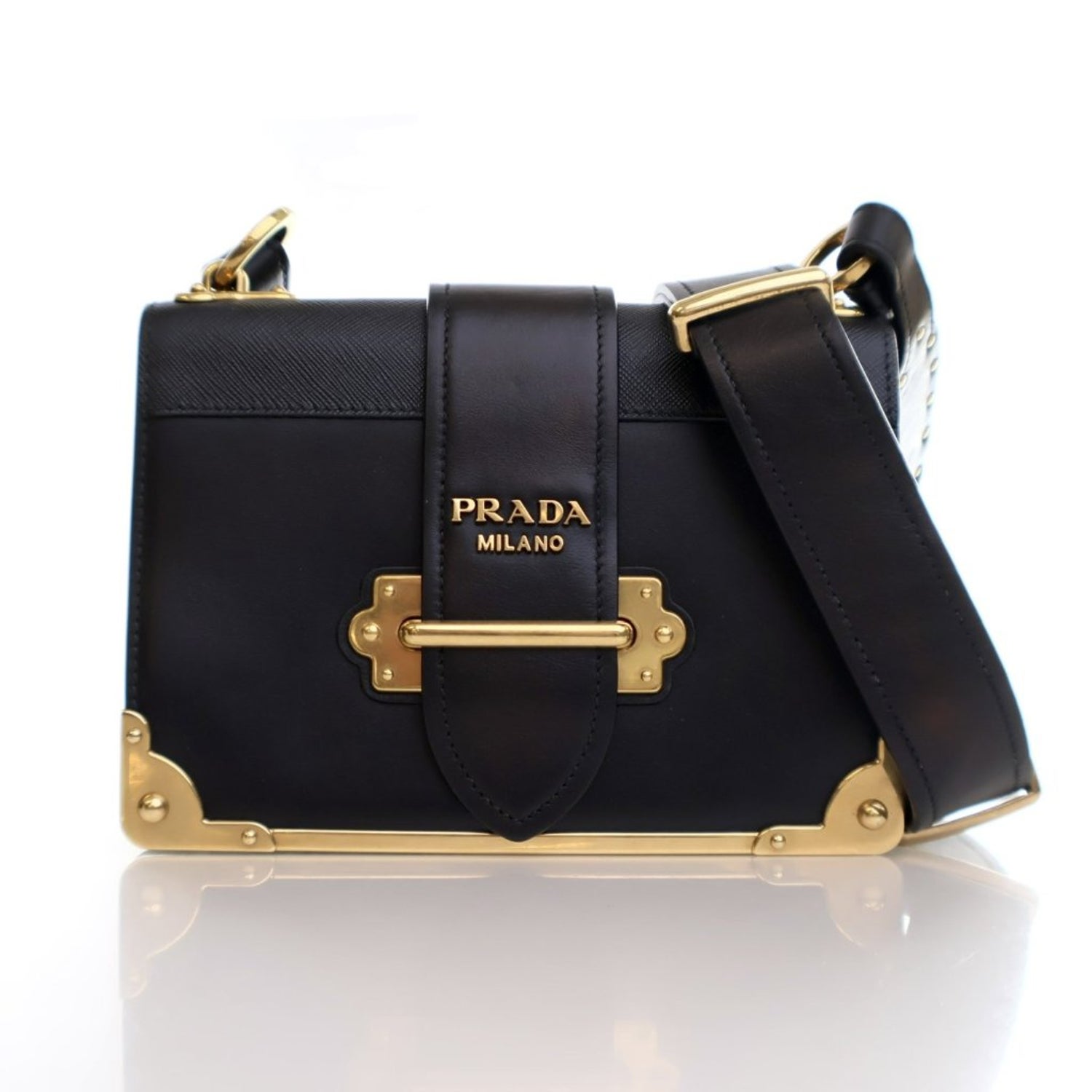 Prada Saffiano Cahier Shoulder Bag