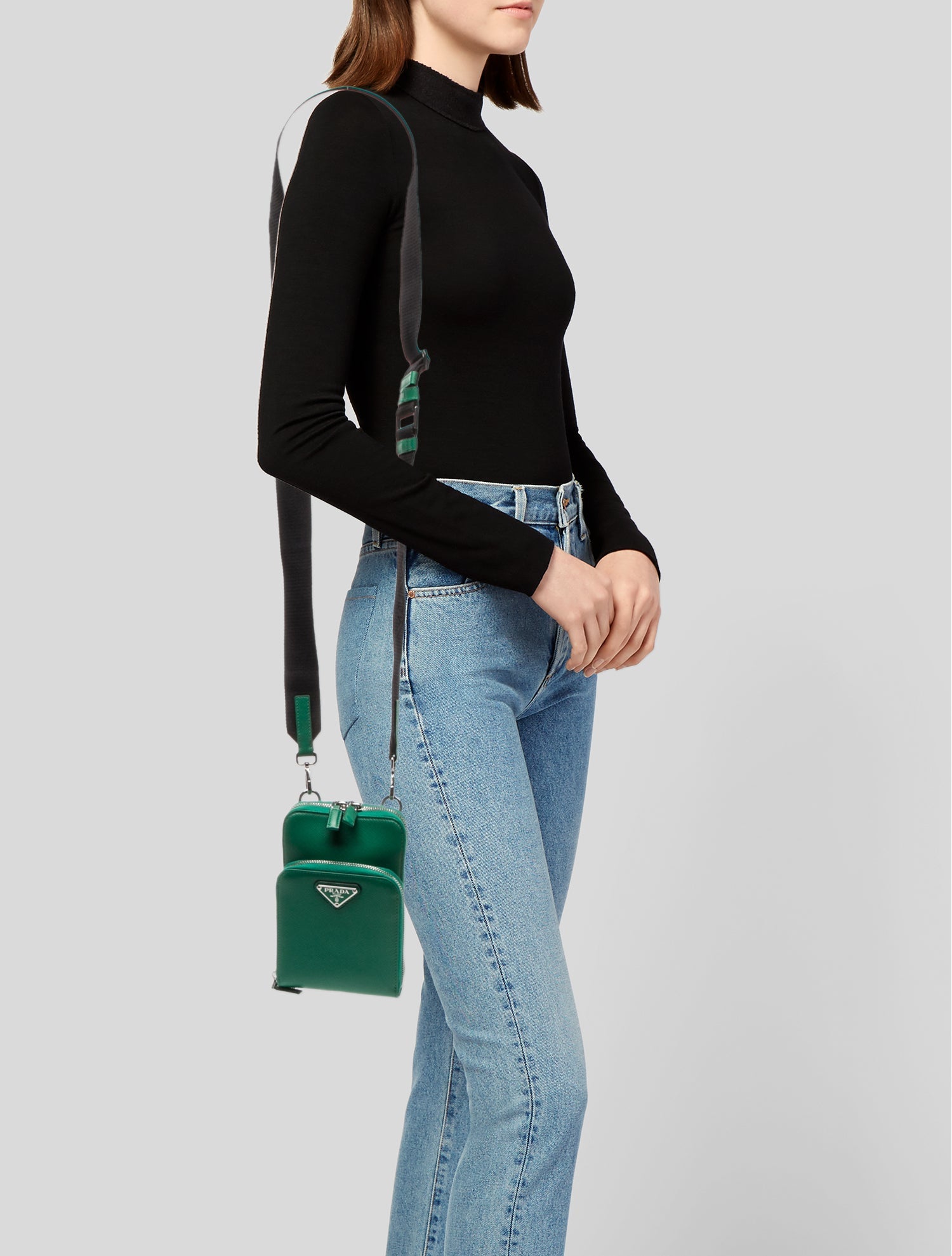 Prada Saffiano Leather Crossbody Bag