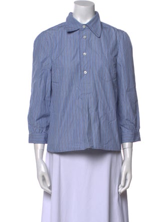 Prada 2024 Holiday Button-Up Top