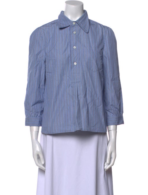 Prada 2024 Holiday Button-Up Top