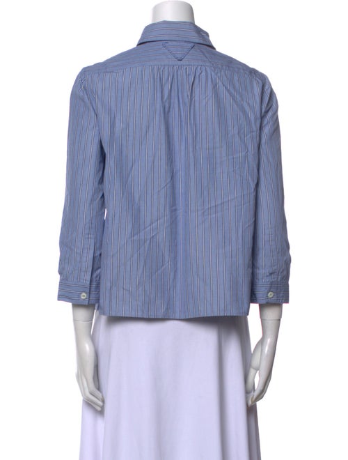 Prada 2024 Holiday Button-Up Top