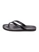 Prada Rubber Flip Flops