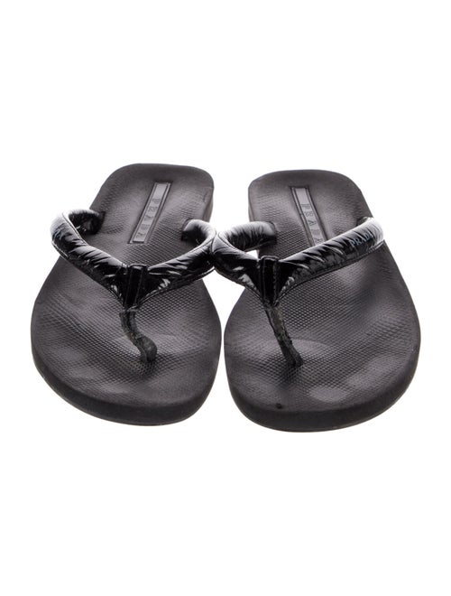 Prada Rubber Flip Flops