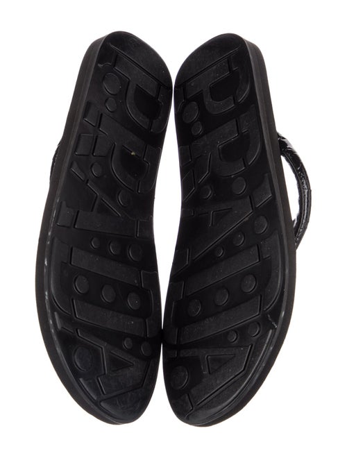 Prada Rubber Flip Flops