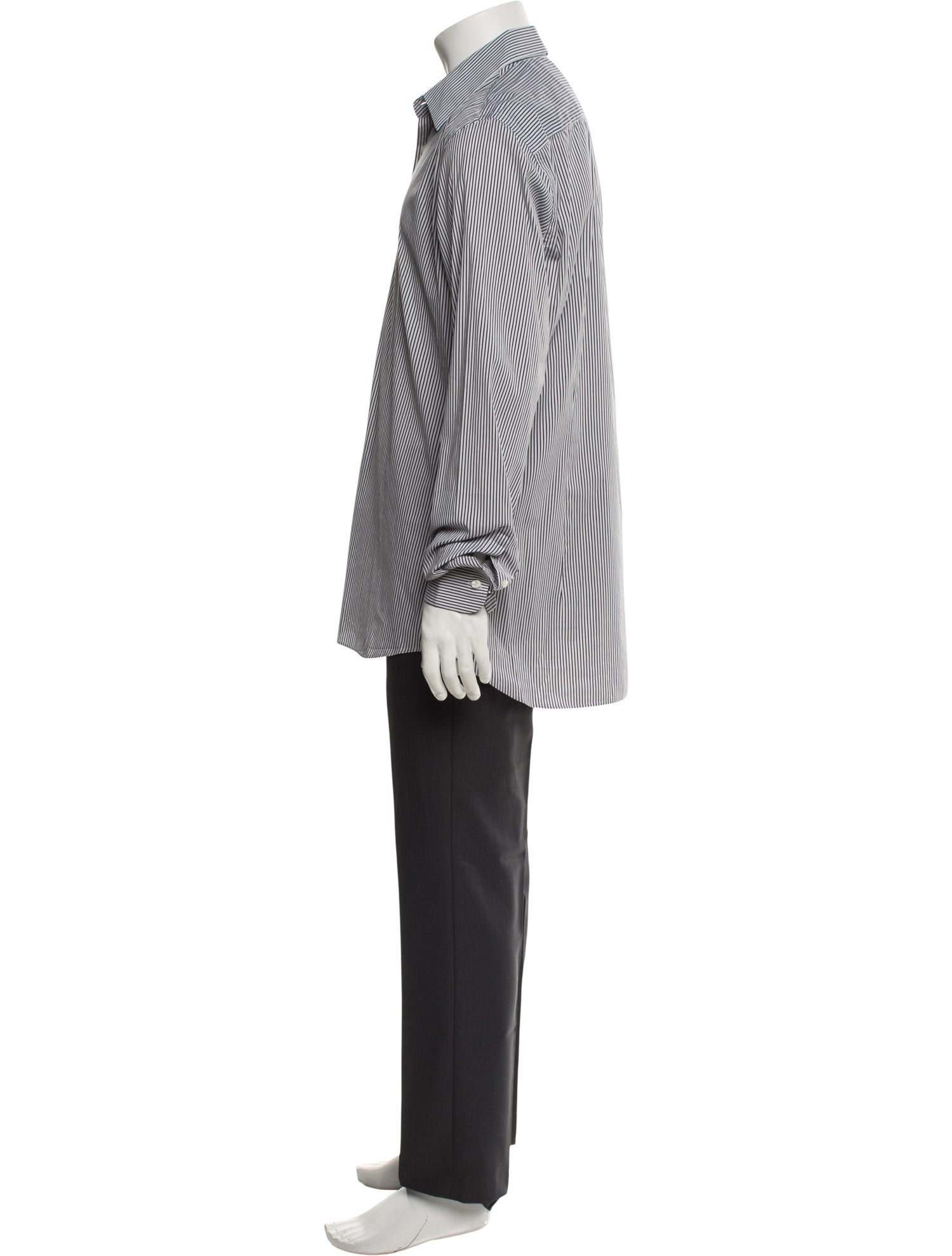 Prada 2018 Striped Dress Shirt