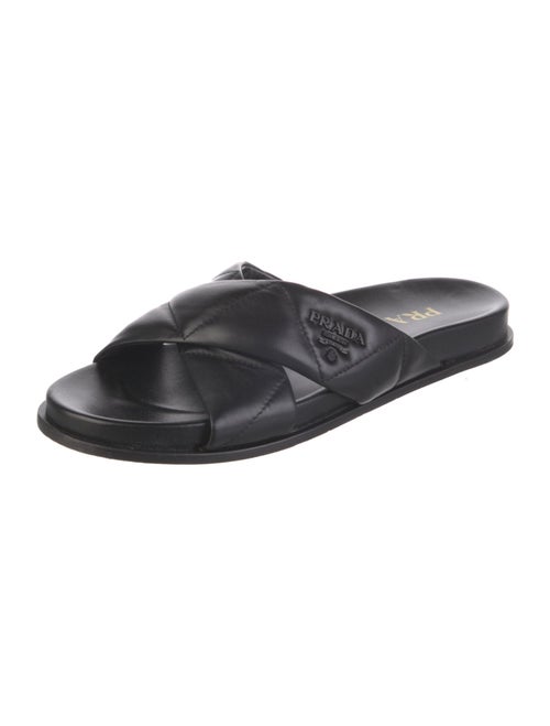 Prada Leather Slides