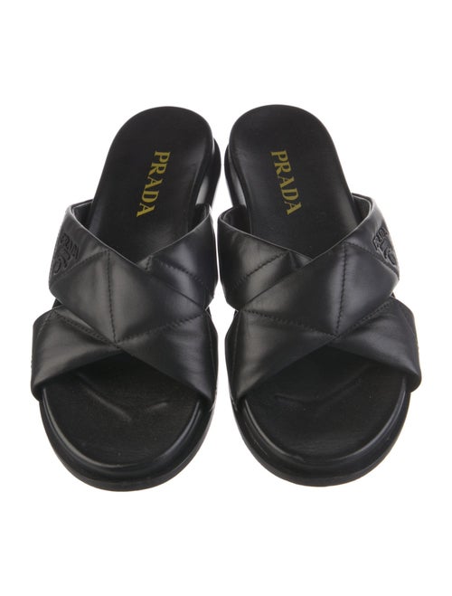 Prada Leather Slides