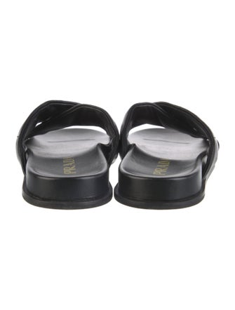 Prada Leather Slides