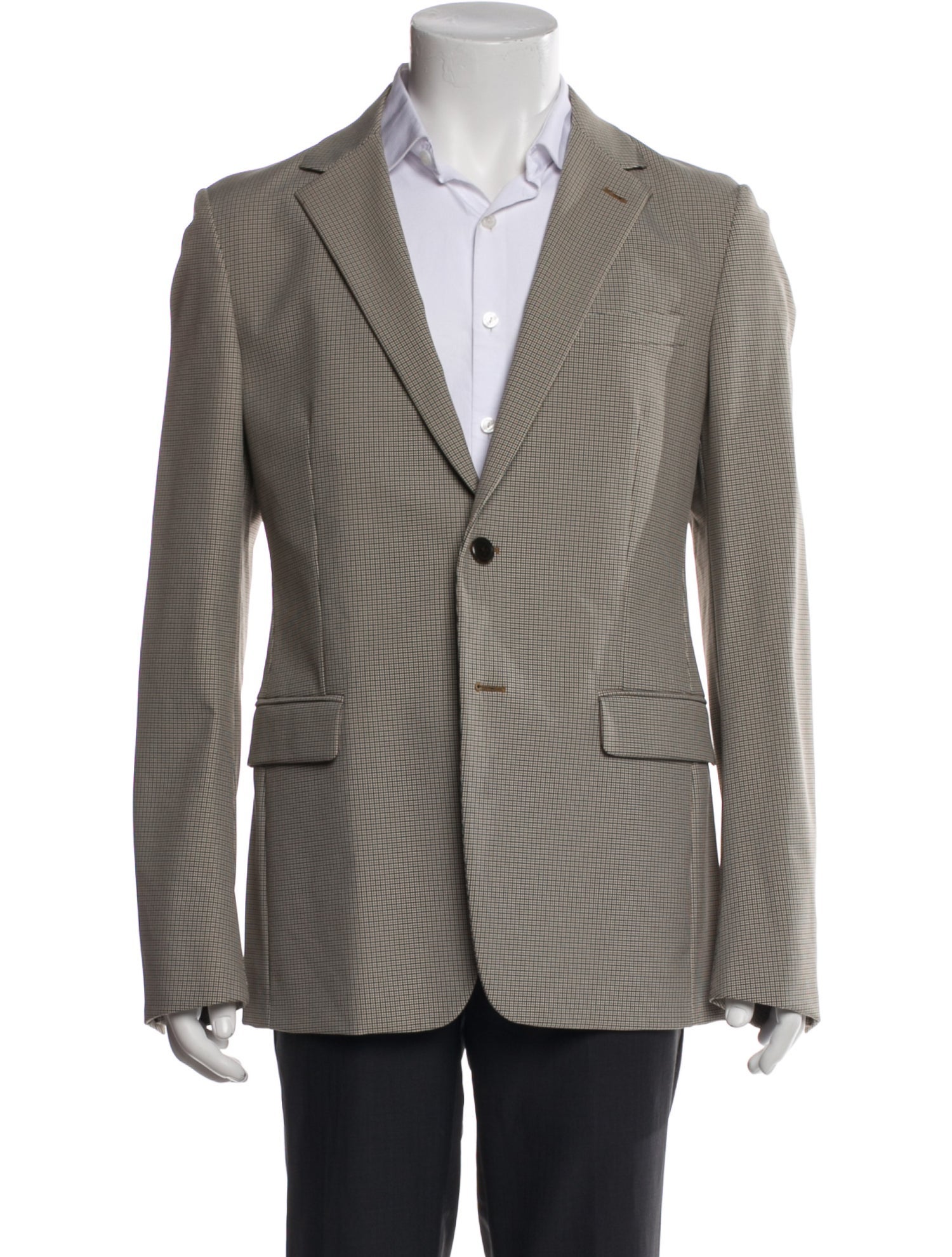 Prada 2016 Plaid Print Blazer