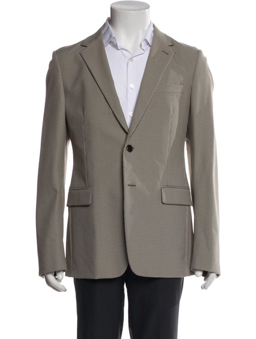 Prada 2016 Plaid Print Blazer