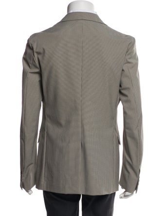 Prada 2016 Plaid Print Blazer