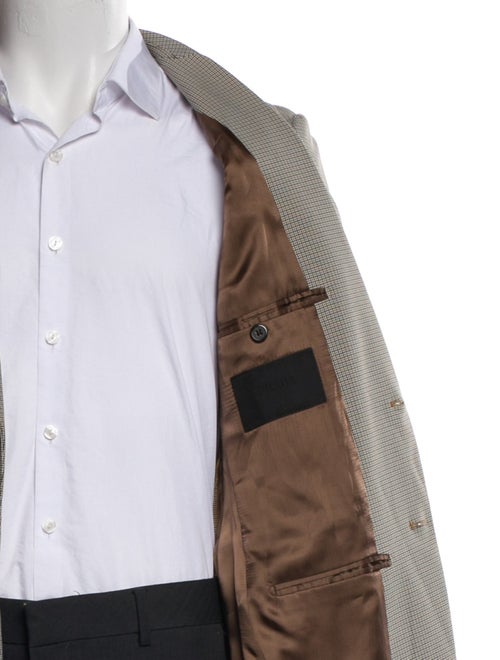 Prada 2016 Plaid Print Blazer